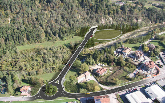 Variante Ponte Arche Opere commissariali della Provincia